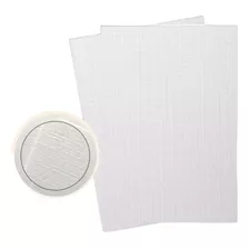 Opalina 250gr Tela Blanca Carta 100 H Tarjetas, Certificados