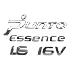 Kit Emblemas Fiat Punto + Essence + 1.6 + 16v