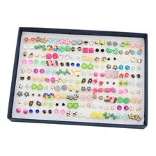 U 100 Pares De Aretes Múltiples Para Las Mujeres Niñas Lindo