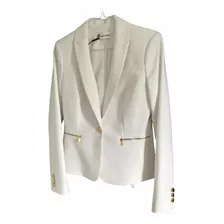 Blazer Saco Calvin Klein Mujer Blanco Importado