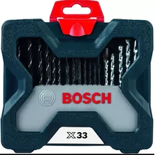 Bosch X-line 33 Peças Kit Maleta Estojo Brocas Bits Original