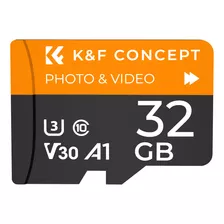 Tarjeta Micro Sd K&f De 32 G Para Monitor, Cámara Y Grabador