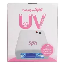 Cabina Unas Profesional Uv 36 W Con Timer Teknikpro Spa