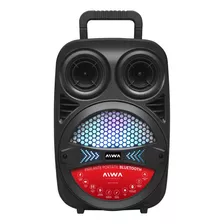 Parlante Bluetooth Portátil Party Aiwa 2500w Color Negro