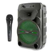  Parlante Portatil Bluetooth Bateria Led + Microfono Ultimo Modelo