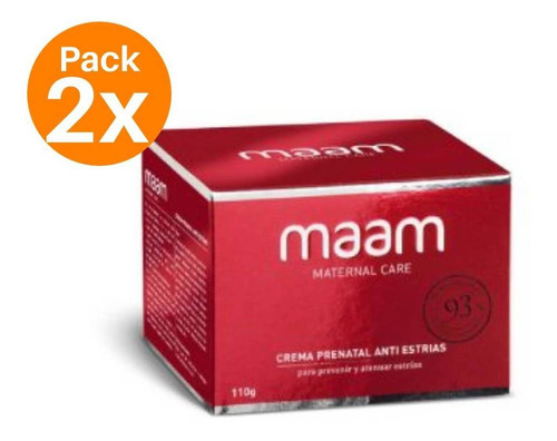 Maam Crema Prenatal 110gr Pack 2 Unidades