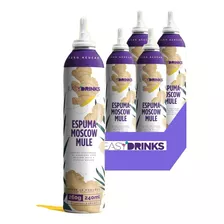 Espuma De Gengibre Zero Easy Drinks 260g (4 Tubos) Kit