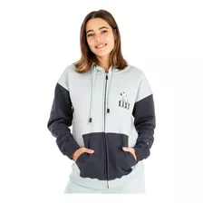 Campera Roxy Canguro Peanuts Zip Mujer 