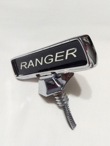 Emblema De Cofre Ford Ranger 1970-1989 Negra  Foto 3