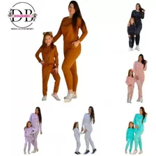 Conjuntos Inverno Moda Plus Size Tal Mãe, Tal Filha P Ao Xgg