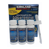 Tripack 3 Minoxidil Kirkland Solution  Gotero Barba Cabello