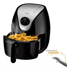 Fritadeira Air Frayer Digital 4l 127/220 Multilaser A Melhor Cor Preto Voltagem 220v