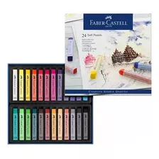 Set De 24 Tizas Pastel Blandas Faber-castell Creative Studio