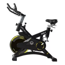 Bicicleta Spinning Fija Body Skull Usuario 120kg Disco 6 Kg Color Negro