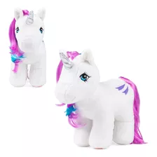 My Little Pony Peluche De Unicornio Y Pegaso De 40 Aniversa. Color Blanco Y Morado