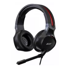 Headset Gamer Acer Nitro P2 Preto E Vermelho - Np.hds1a.008