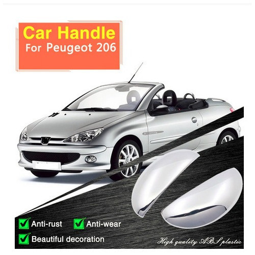 Cubre Manijas Cromadas Para Peugeot 206 207 Accesorios 2ptas Foto 2