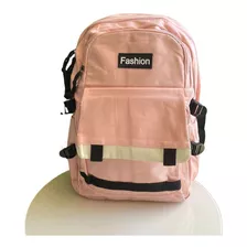 Mochila De Nylon Escolar Porta Caderno Espaçosa Promoção