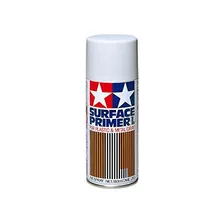 Tamiya America, Inc Primer Gris 180 Ml, Lata De Aerosol, Tam