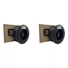 Pack 2 X Filamento Pla 3n3 1kg 1.75mm Negro | Filamentos