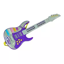 Brinquedo Guitarra Musical Infantil Etitoys Som E Luz