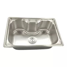 Cuba Para Cozinha Gourmet Petra Aço Inox Escovado 66x45cm