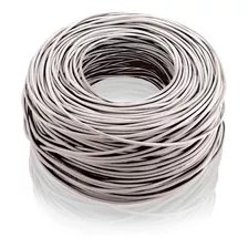 Cabo Rede Cat5e Branco Rolo 150m Cat5-e Cat-5e 4 Pares Cca