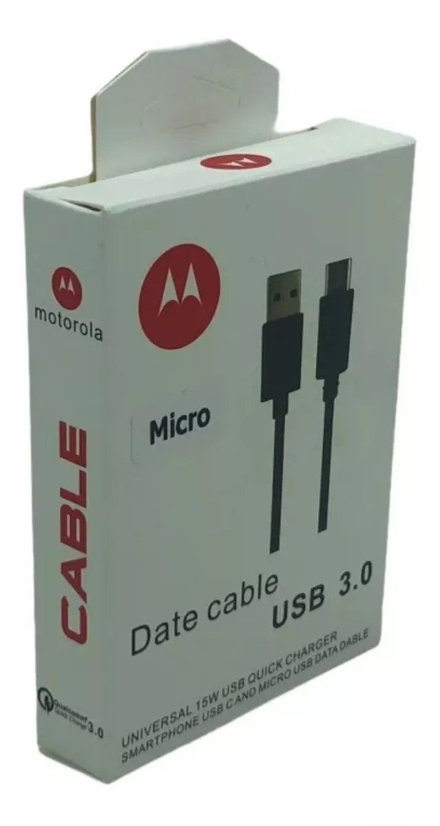 Cable Motorola Tipo C Sincronización De Datos Carga Rapida