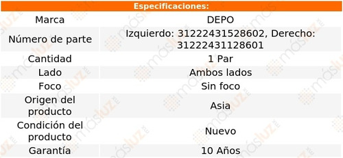 Kit Calaveras S/foco Mercedes-benz Sprinter 03/06 Depo Foto 4