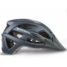 Moon - Casco De Bicicleta Para Adultos Ligero, Con Visor Co