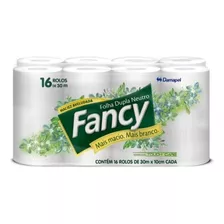 Papel Higiênico Fancy Folha Dupla Fardo 4 Pcts C/16 Rolos