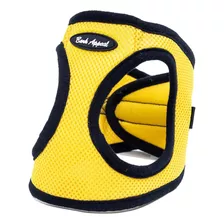 Arnés Amarillo Sólido Para Perros De Bark Mesh Vest Arnés Pa