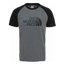 Camiseta S/s Raglan Easy Tee, The North Face, Hombre, Tnf Color Tnf Medium Grey Heather (std)