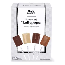 Sees Candies Paletas 4 Sabores Lollypops Assorted