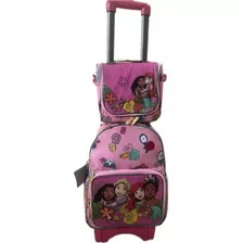 Mochila Con Ruedas De Princesas Y Lonchera Disney Store