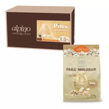 Chocolate Para Moldear Alpino Pins Blanco De 1kg Caja 6 Unid