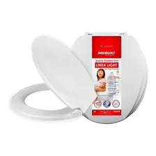 Assento Tampa Oval Vaso Sanitário Universal Mebuki Branco