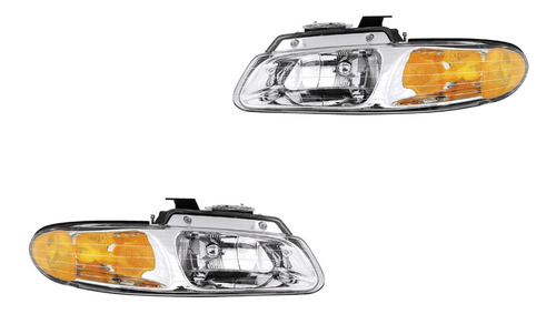 Par Faros Chrysler Town Country (96-97) Depo Foto 6