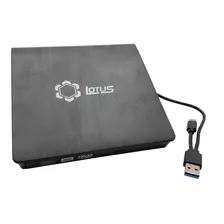 Leitor De Cd Dvd Gravador Externo Usb 3.0 Ultra Rapido Lotus