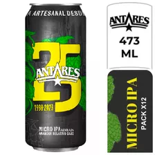Cerveza Antares 25 Años Micro Ipa Lata - Pack X12