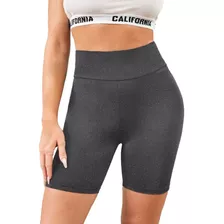 Calza Biker De Supplex Reforzado C/ Faja Ancha Modeladora