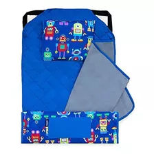 Wildkin Kids Moderna Alfombrilla Para Siesta Con Almohada Pa