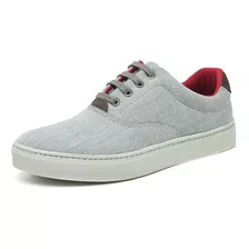 Sapatênis Masculino Casual Conforto Gugi - 400 - Cinza