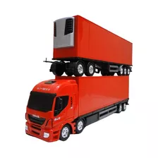 9 Eixos Iveco Bitruck Bau Dolly Hi S Way Caminhao Miniatura