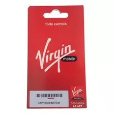 1 Chip Virgin Mobile Recarga $150 C/u 30 Días Ilimitado