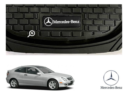 Tapetes Logo Mercedes + Cubre Volante C180 Kompressor 00a07 Foto 7