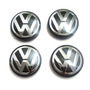 4 Tapones Rines Volkswagen Vocho Combi Bola Logo Grande 