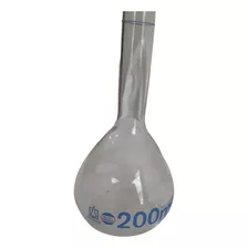 Balon Volumetrico En Vidrio Clase A De 200 Ml Certificado