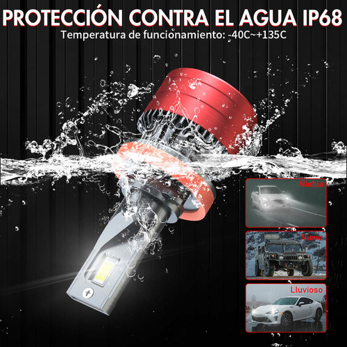 28000lm 6000k Focos Led Y Bombilla Antiniebla Para Jeep Foto 2