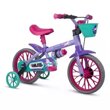 Bicicleta Aro 12 Cecizinha Caloi Cor Violeta Nathor Infantil